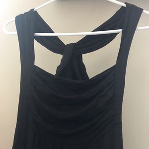 Black cotton dress